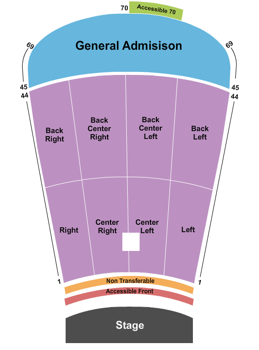 Red Rocks Amphitheatre Clipse Seating Chart